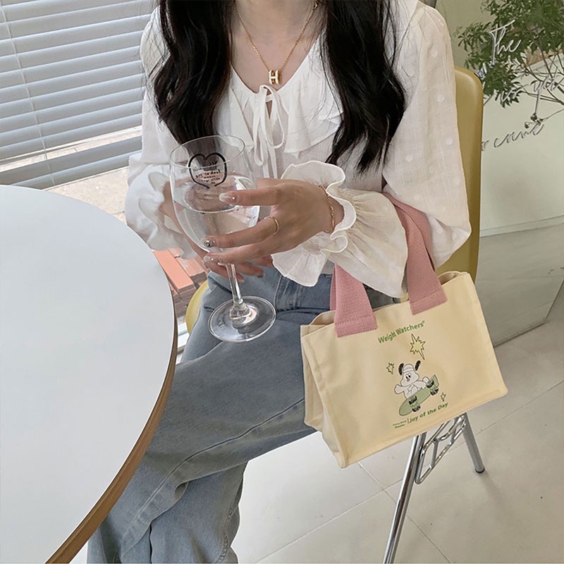 BOYASHI Túi polo dành cho phụ nữ túi xách công suất cao mới túi vải thời trang đa năng phổ biến