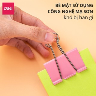 Kẹp bướm Deli - 24 chiếc/hộp - E8552A