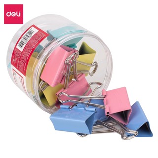 Kẹp bướm Deli - 24 chiếc/hộp - E8552A