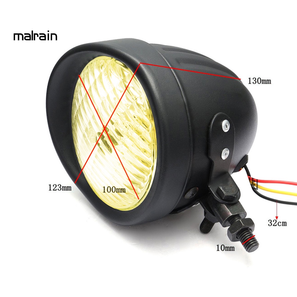 Bóng Đèn Pha Trước 12V Phong Cách Retro Cho Xe Mô Tô