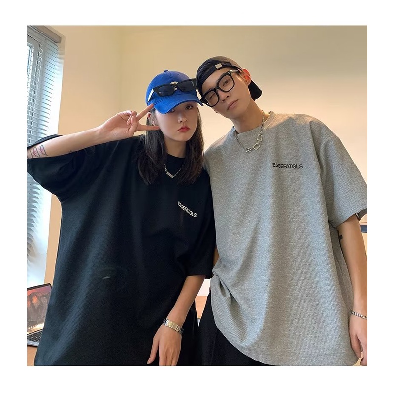 Áo Thun Tay Ngắn Màu Trơn Thời Trang Mùa Hè Hàn Quốc Mới 2023 Size M-3XL