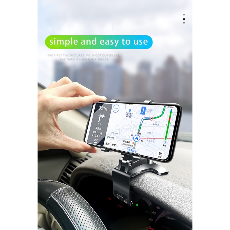 Giá Đỡ Điện Thoại Định Vị GPS Đa Năng Thông Dụng Cho Xe Hơi