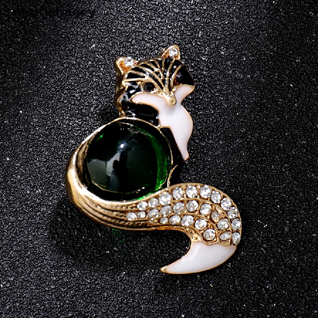 Trâm Cài Áo Hình Chú Cáo Tráng Men Đáng Yêu Thời Trang Cho Nữ