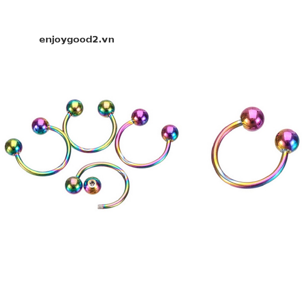 1 Khuyên Mũi / Môi / Tai / Mũi Giả Dạng Kẹp Tiện Dụng