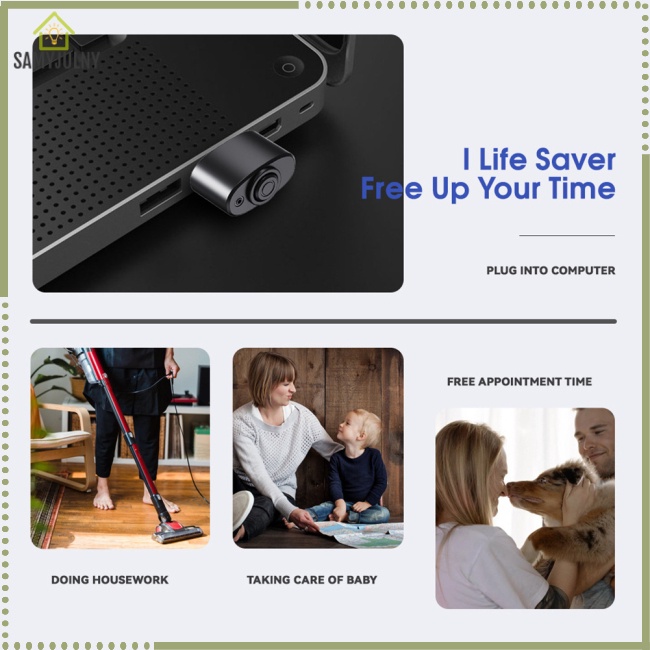 Chuột Máy Tính Mini Tự Động Không Thể Tháo Rời Cổng Usb