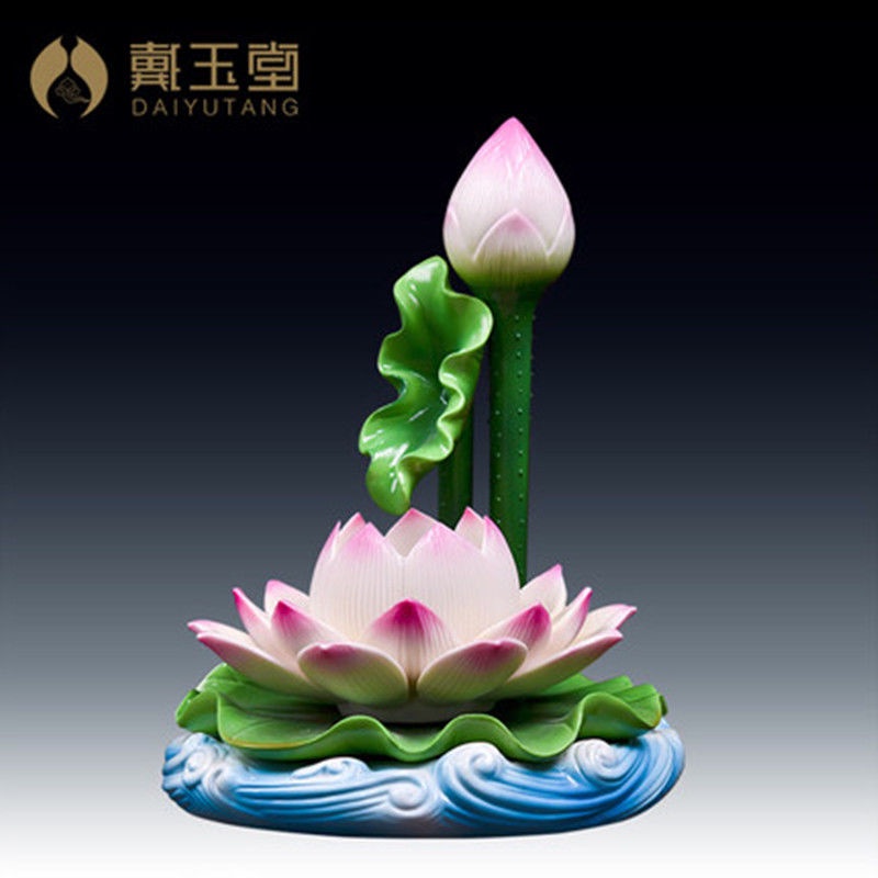 Đèn Lồng Bằng Gốm Hình Phật Trang Trí Phong Cách Phật Giáo