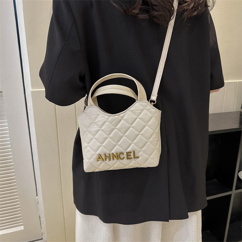 Túi Xách JASMIN NOIR Tote Dáng Vuông Dài Kẻ Sọc Caro Có Dây Đeo Cho Nữ