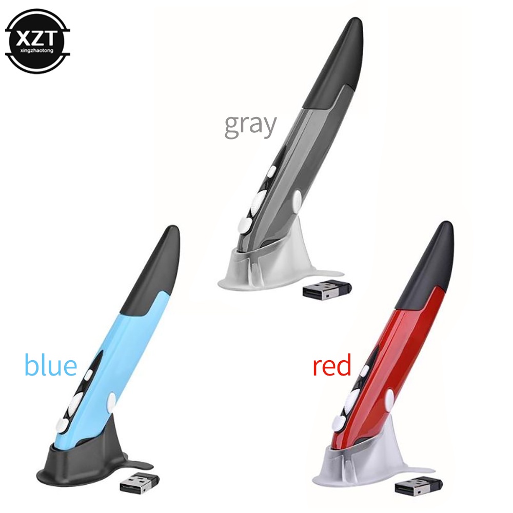 Bút Chuột Quang Không Dây 2.4GHz 500 / 1000DPI Cho PC Android air mouse