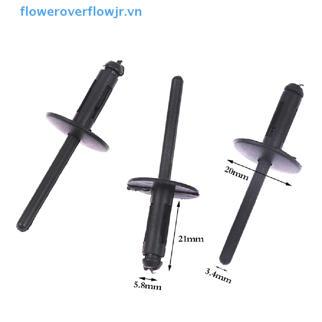 10 / 20 / 40 Đinh Tán Bằng Nhựa Phụ Tùng Cho Xe Ô Tô