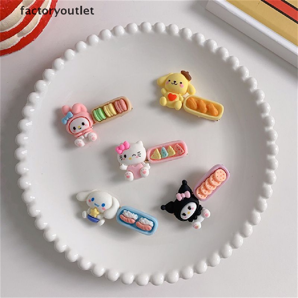 Bộ 2 Kẹp Tóc Hình Thú Hoạt Hình Dễ Thương Cho Bé Gái