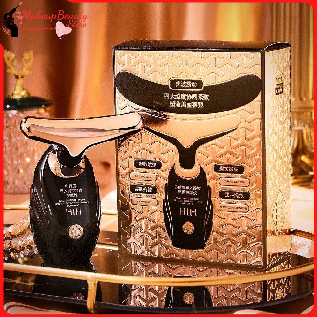 Máy massage nâng cơ da mặt toàn diện. Máy mát xa nâng và làm săn chắc da mặt đa dhiều HIH MS 245