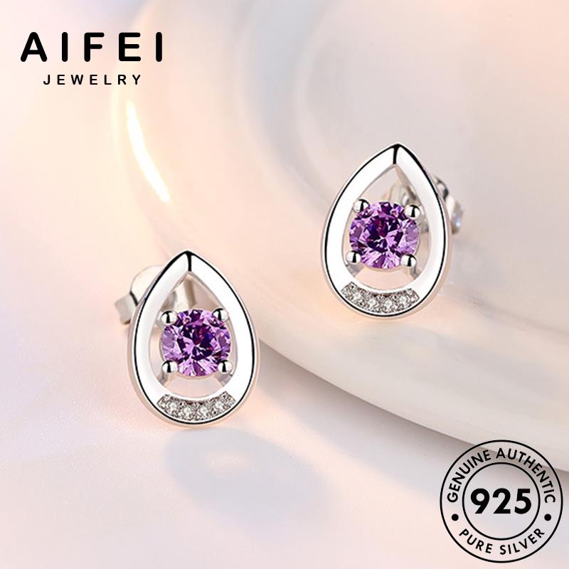 AIFEI JEWELRY Thời bông thời kim nữ trang khuyên tai phụ thời quốc cương 925 moissanite dáng bạc thả hàn nguyên tròn xỏ kiện tua trang sức thật bản vành E155