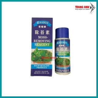 Dung dịch diệt rêu tảo hồ cá Badun , Diệt rêu, phòng ngừa rêu hại, gây bẩn cho bể cá cảnh, hồ thủy sinh