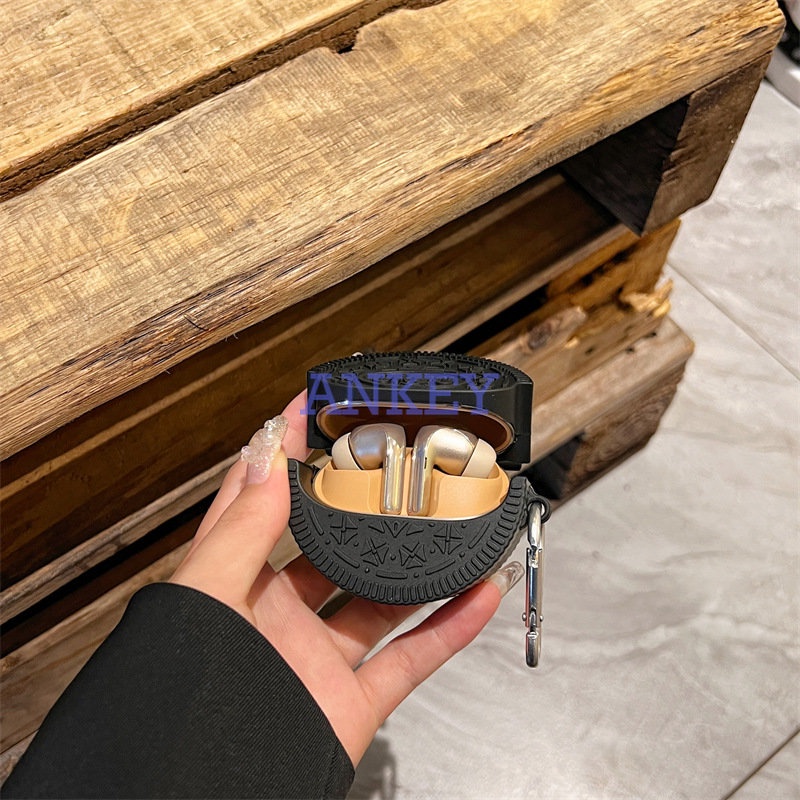 Oppo Enco Air 3 / Air 2 Pro / Buds 2 Vỏ Bảo Vệ Hộp Sạc Tai Nghe Bằng Silicon Hình Khủng Long Có Móc Treo Tiện Dụng