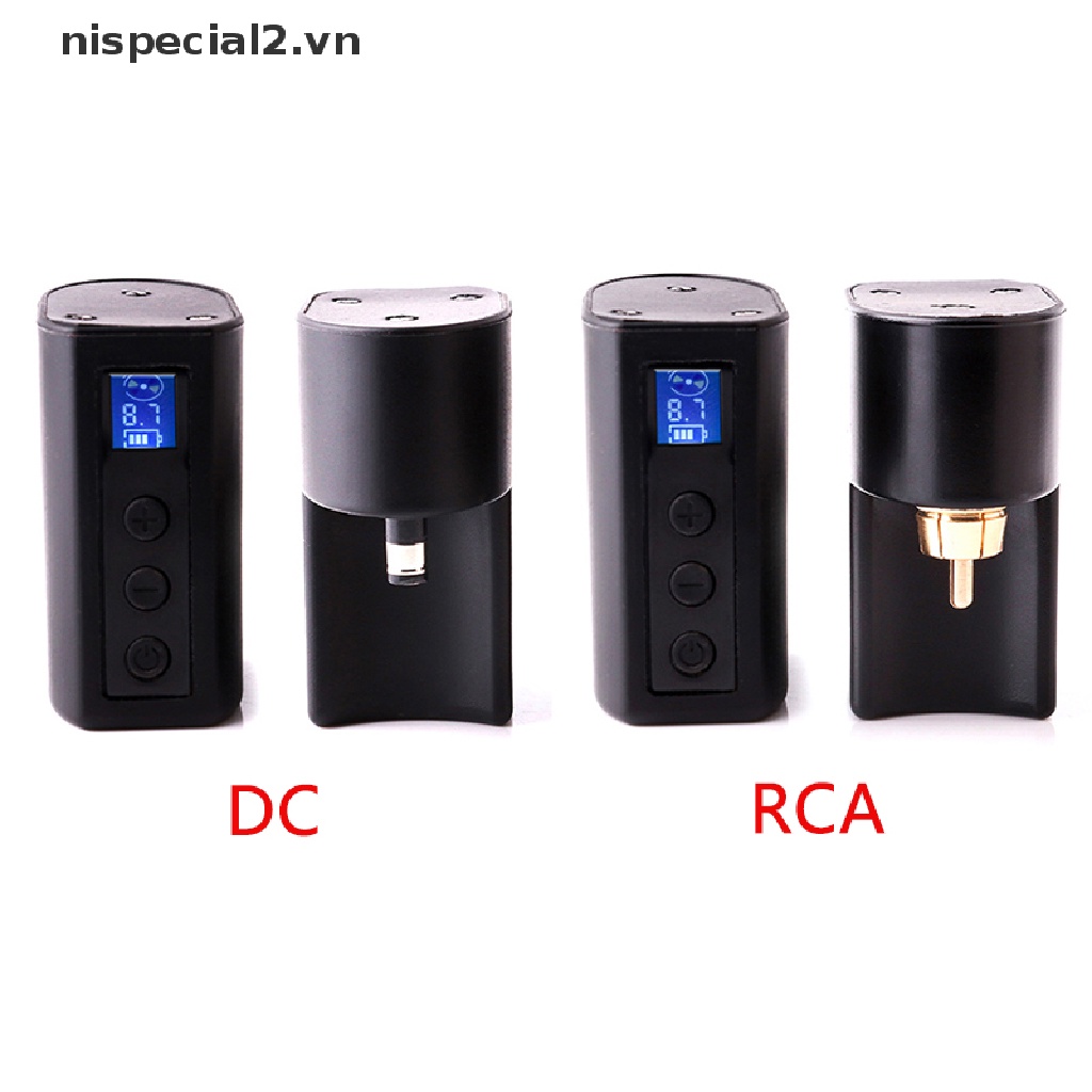 1 Hộp Chuyển Đổi Nguồn Điện DC / RCA Không Dây Chuyên Dụng Cho Máy Xăm