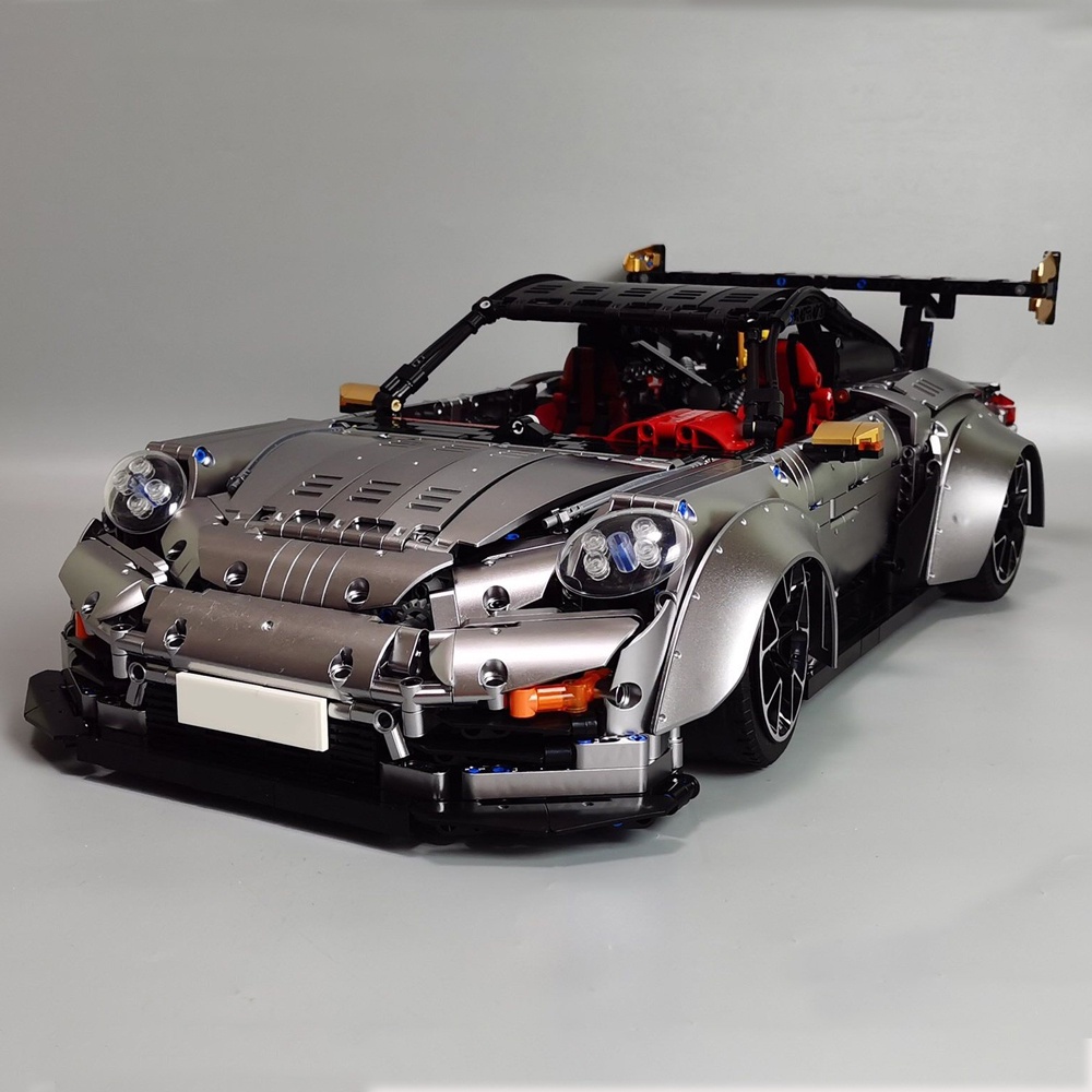 Đồ chơi lắp ráp mô hình siêu xe TGL T5026 1:8 technology GT2RS-911 speed car toys