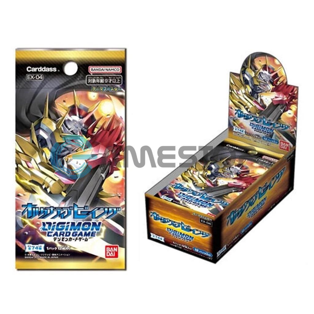 Thẻ bài Digimon TCG EX4 Alternative Being Booster Box EX04 phiên bản tiếng Nhật DGMTCGJPBOOB04