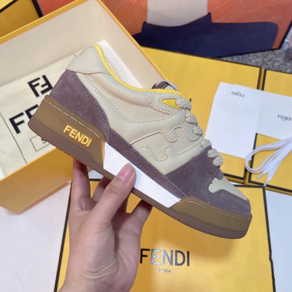 Fendi Giày Thể Thao Chính Hãng 100% Phong Cách Cổ Điển Trẻ Trung Dành Cho Nữ