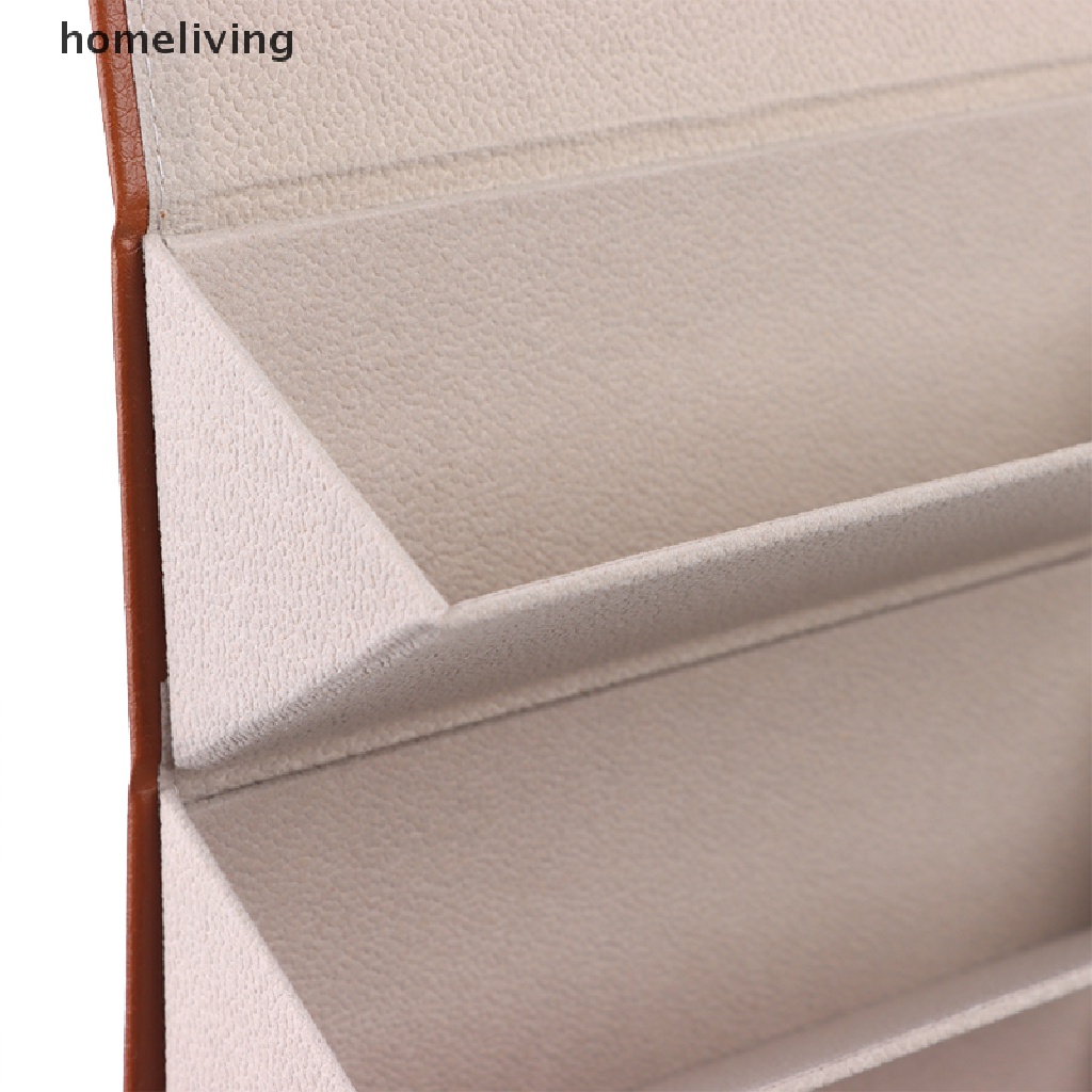 Hộp Đựng Mắt Kính Bằng Da PU 2 / 3 / 4 / 5 / 6 Ngăn Gấp Gọn Tiện Dụng Mang Theo Du Lịch