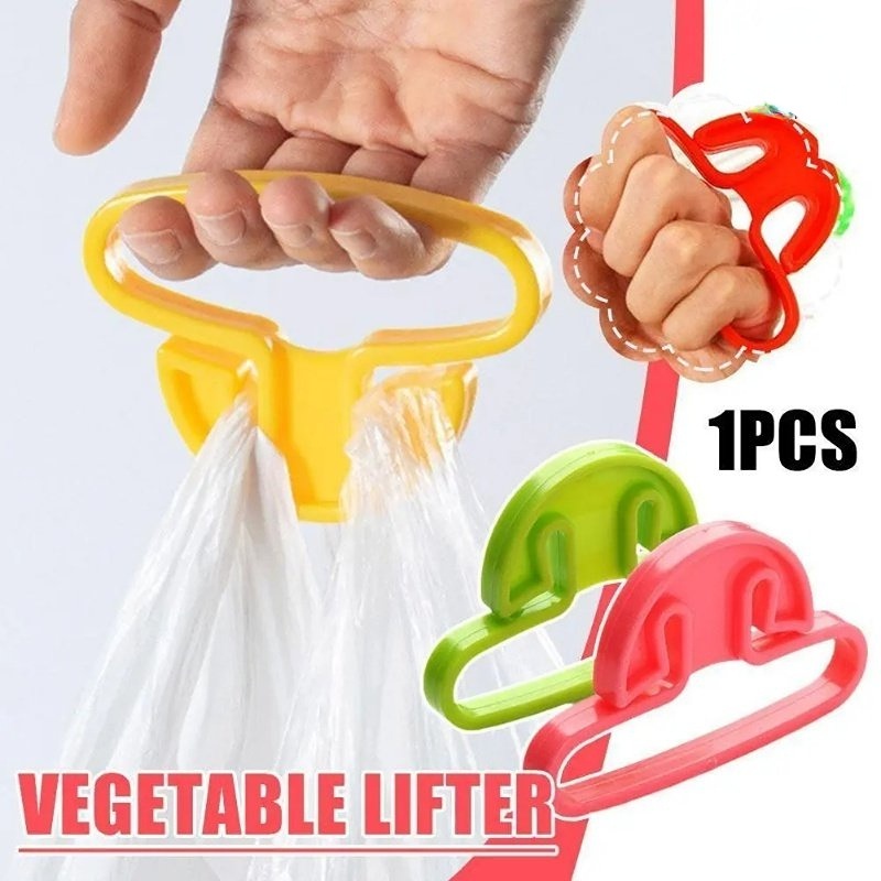 Kẹp Nâng Đồ Mua Sắm Đa Năng Bằng Nhựa Màu Sắc Ngẫu Nhiên Siêu Bền Tiện Dụng