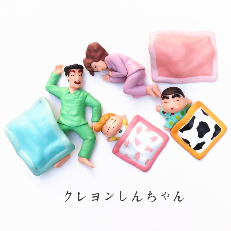 1 Bộ Đồ trang trí Nhân Vật Shin-chan Shin-chan Bằng PVC Cho Bé