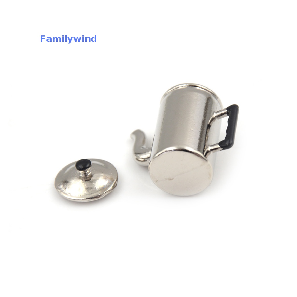 Ấm Nước Kim Loại Trang Trí Nhà Búp Bê Tỉ Lệ 1 / 12