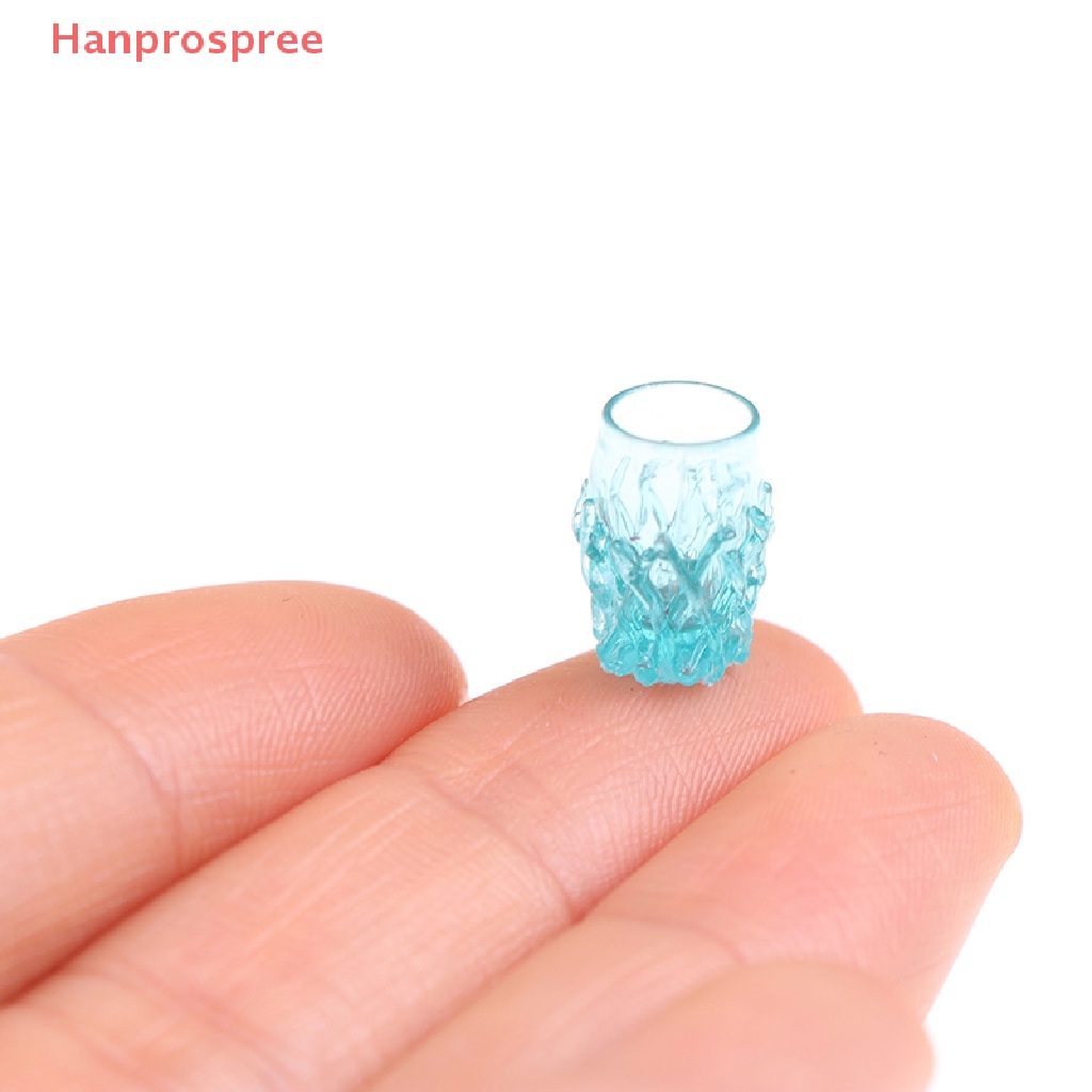 Set 4 Ly Nước Mini Bằng Nhựa Resin Tỉ Lệ 1: 12 Trang Trí Nhà Búp Bê