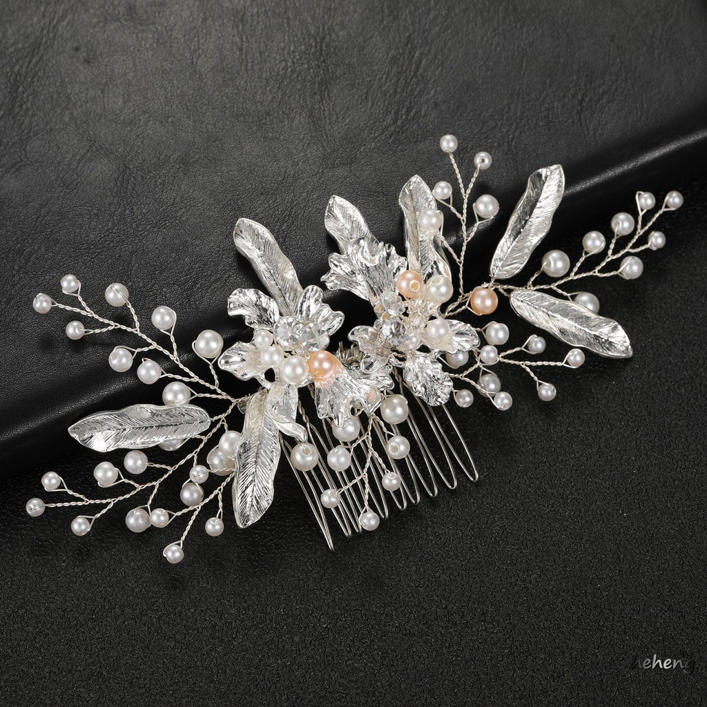 Lược Chải Tóc Xoăn Dày Đính Ngọc Trai Pha Lê Màu Sắc Thời Trang Dành Cho Nữ