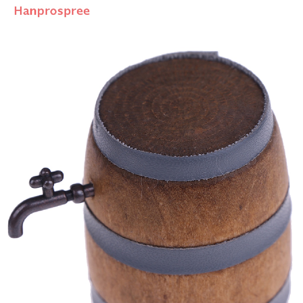 Mô Hình Thùng Rượu mini Tỉ Lệ 1: 12 Trang Trí Nhà Búp Bê