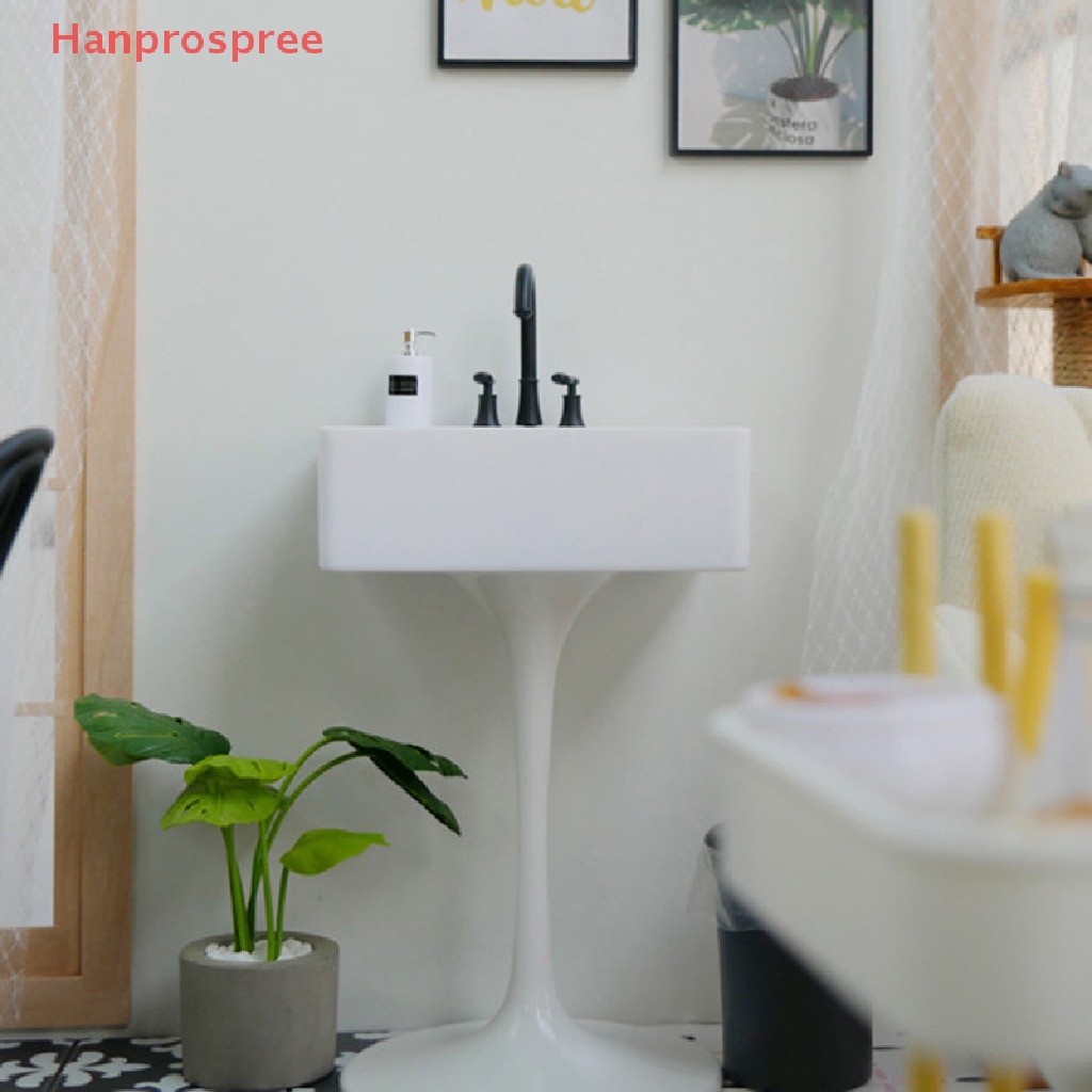 Hanprospree > Mô Hình Bồn Rửa Chén / Đồ Nội Thất mini Tỉ Lệ 1: 6 Trang Trí Nhà Búp Bê