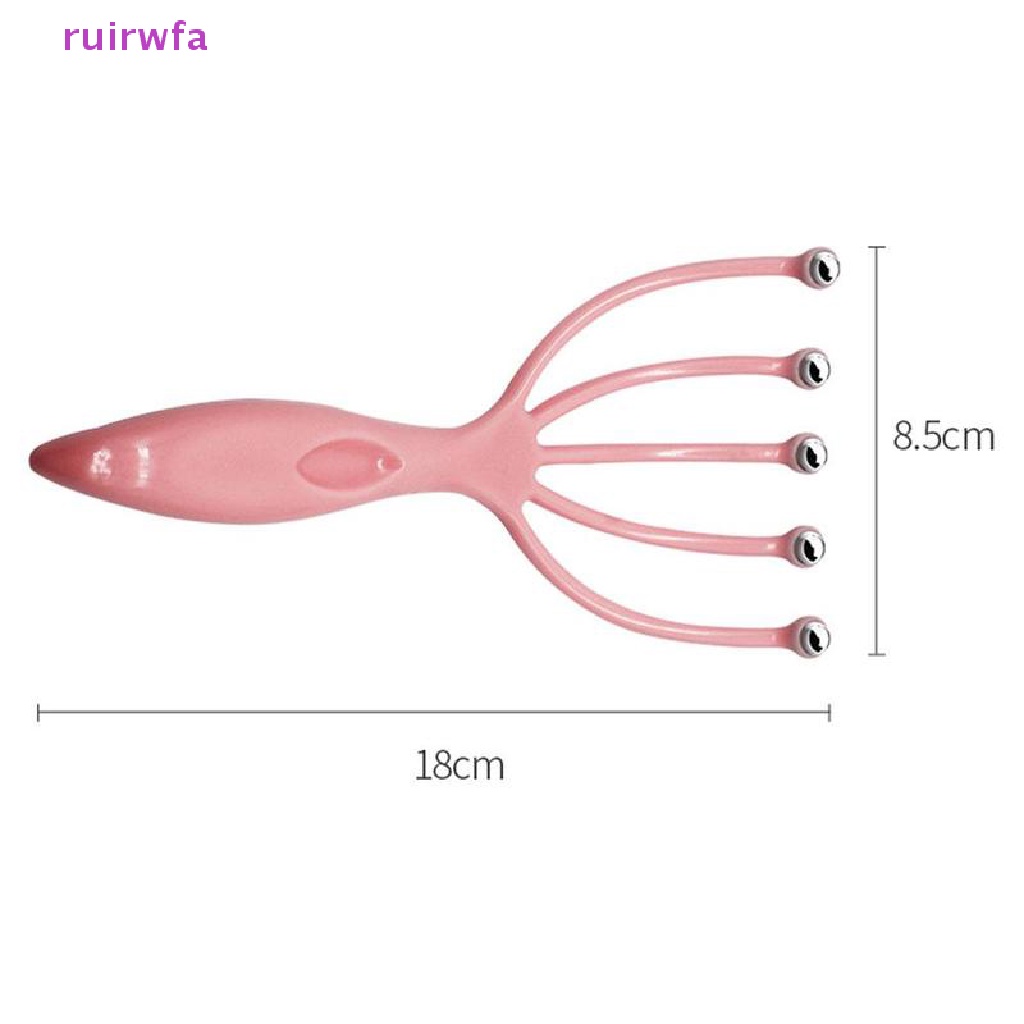 Ruirwfa Rake Dụng Cụ Massage Đầu Thư Giãn Năm Ngón Mới