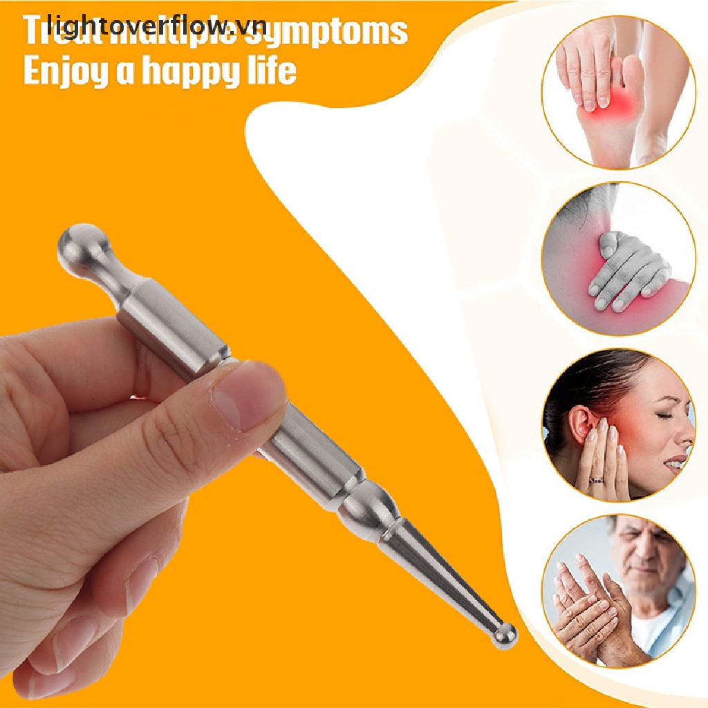 1 Bút Bấm Huyệt Bằng Thép Không Gỉ Cho Châm Cứu Mát Xa