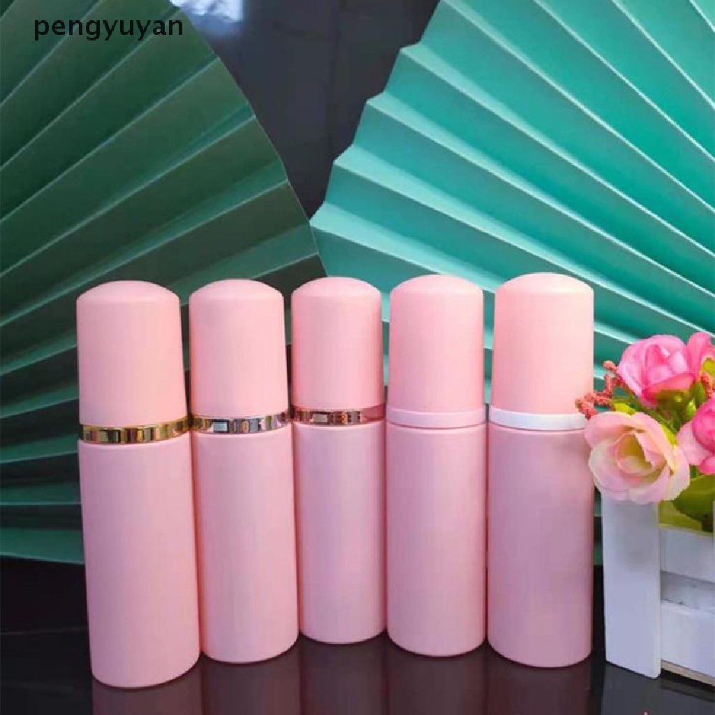 1 Lọ Rỗng Đựng Sữa Tắm / Sữa Dưỡng Da 60Ml Màu Hồng Sáng