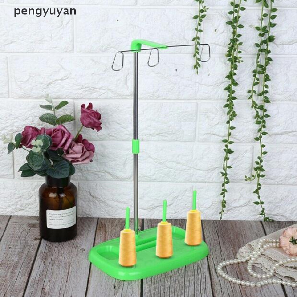 [pengyuyan] Giá Đỡ Ba Cuộn Chỉ / Bông Hình Nón Sử Dụng Cho Máy May [Mới]
