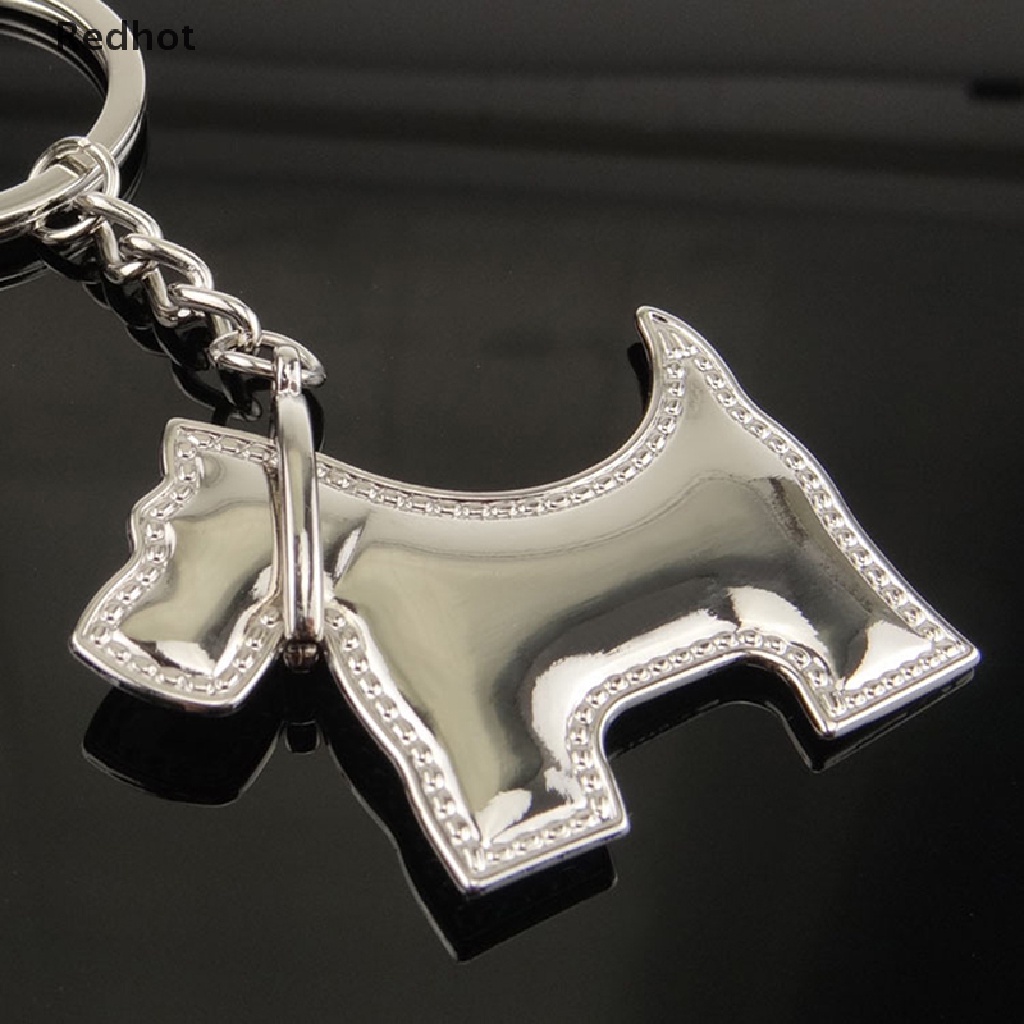 &lt; Redhot &gt; Móc Khóa Kim Loại Hình Chú Chó Đáng Yêu Thời Trang Chất Lượng Cao Dành Cho Túi Xách / Xe Hơi