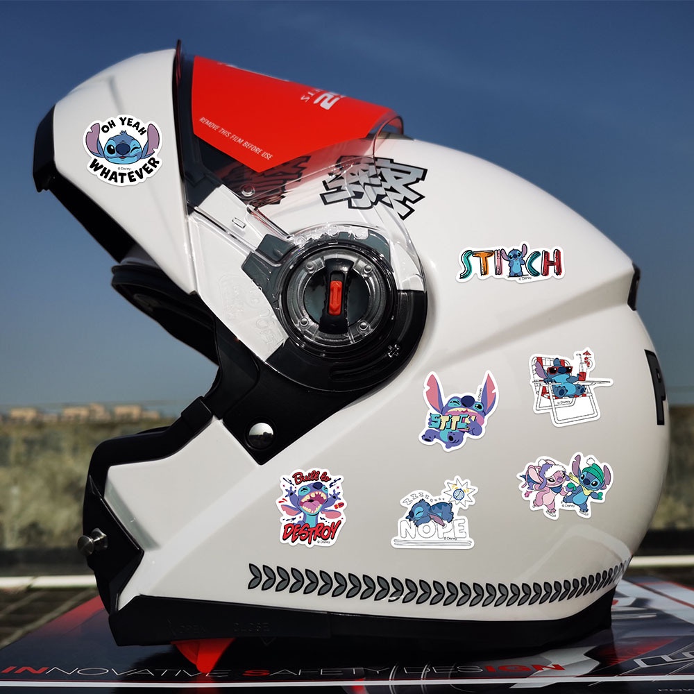 ❉ Disney. Hình Dán Lilo &amp; Stitch Series 02 ❉ Bộ 50 Sticker Chống Thấm Nước Họa Tiết Doodle Hợp Thời Trang