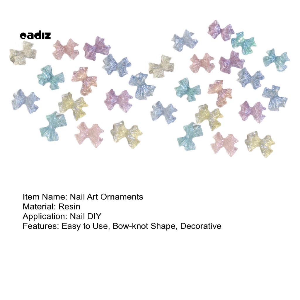 Set 30 Phụ Kiện Trang Trí Móng Nghệ Thuật Cho Điện Thoại Có Thể Tái Sử Dụng