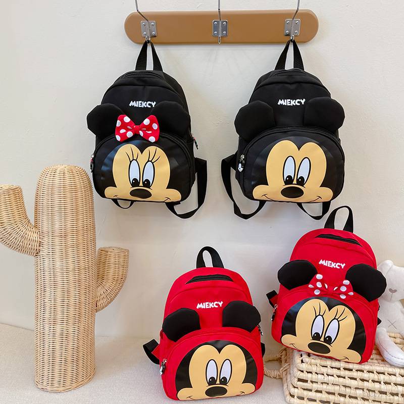 Ba Lô Đi Học Họa Tiết Mickey / Minnie Dễ Thương Nhẹ Nhàng Cho Bé Trai Và Bé Gái Mẫu Giáo PG1 GP1