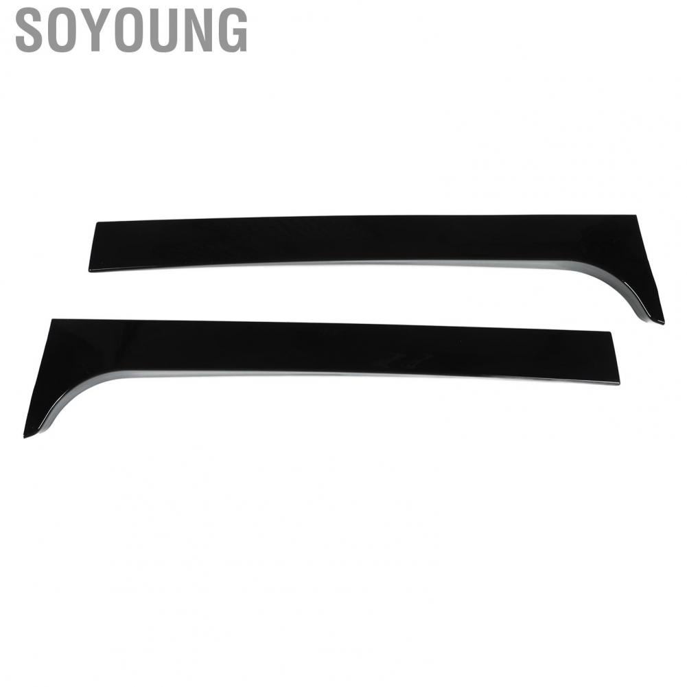 Soyoung Auto Window Side Spoiler Wing  Easy To Install Scratch Resistant Sporty Style Rear Durable for Car