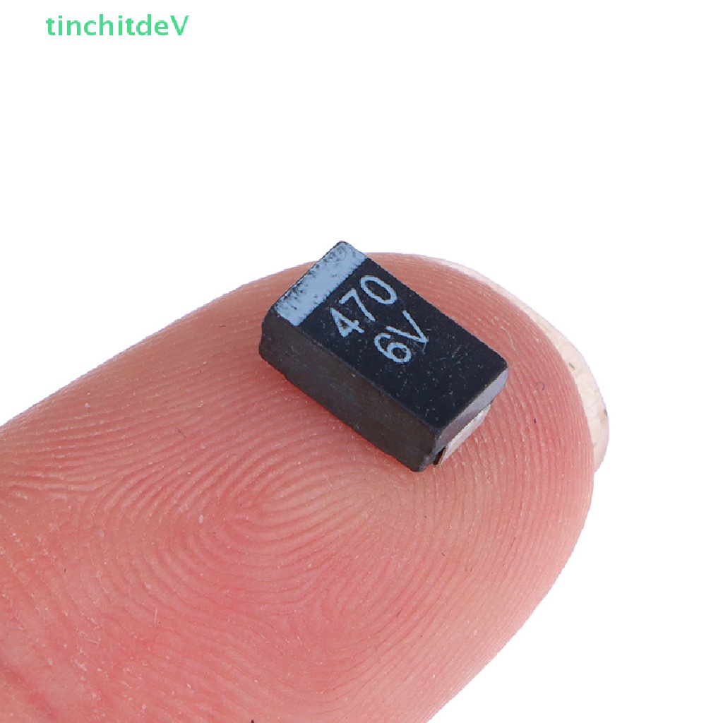 Set 10 Tụ Điện Loại D 6.3V470UF 477J 470UF 6V D7343 Chuyên Dụng