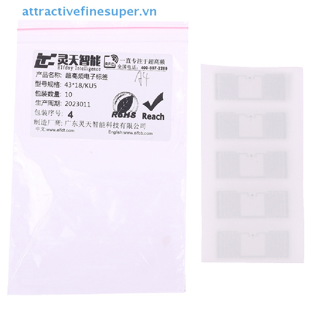 Set 10 Nhãn Dán KM4 / KM4Q / KU5 / U8 / U9 RFID Đa Năng Tiện Dụng