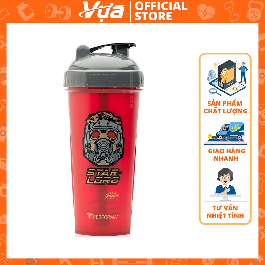 Bình Lắc Performa Avengers Infinity War Chính Hãng - StarLord (800ml)