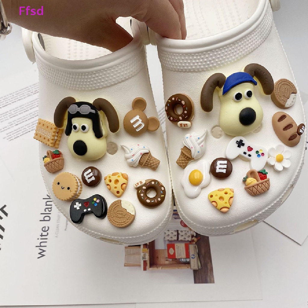 {Ffsd} Phụ Kiện Khóa Giày Có Thể Tháo Rời Ba Chiều Diy Bán Chạy