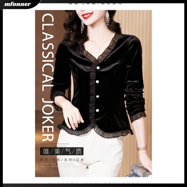 Áo Cardigan Nhung Tay Dài Cổ Lọ Ôm Dáng Thời Trang Dành Cho Nữ