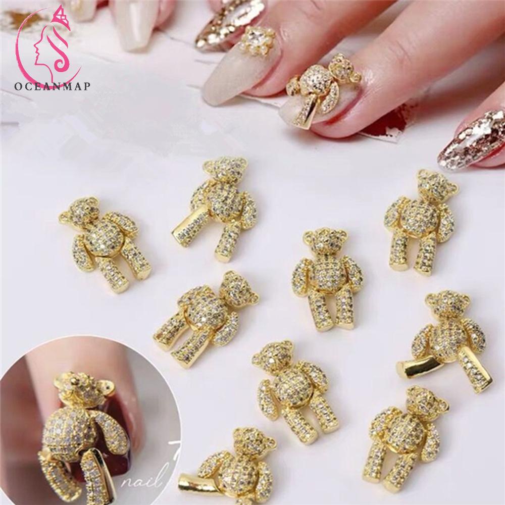 Đá đính 3D xinh xắn trang trí móng tay nghệ thuật DIY