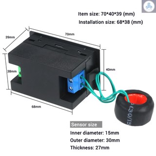 Multi-Function Single Phase Digital Meter LCD Display AC Voltage AC Current Power Frequency Electric Energy Power Factor Measurement Meter Monitor