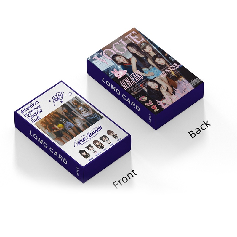Set 3 55 Tấm Thẻ Ảnh Lomo Hình Các Thành Viên Nhóm Nhạc Kpop