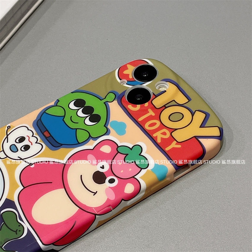Ốp Điện Thoại In Hoạt Hình Toy Story Kèm Giá Đỡ Chống Rơi Cho Iphone14 Iphone13pro / Iphone12 / Iphone11
