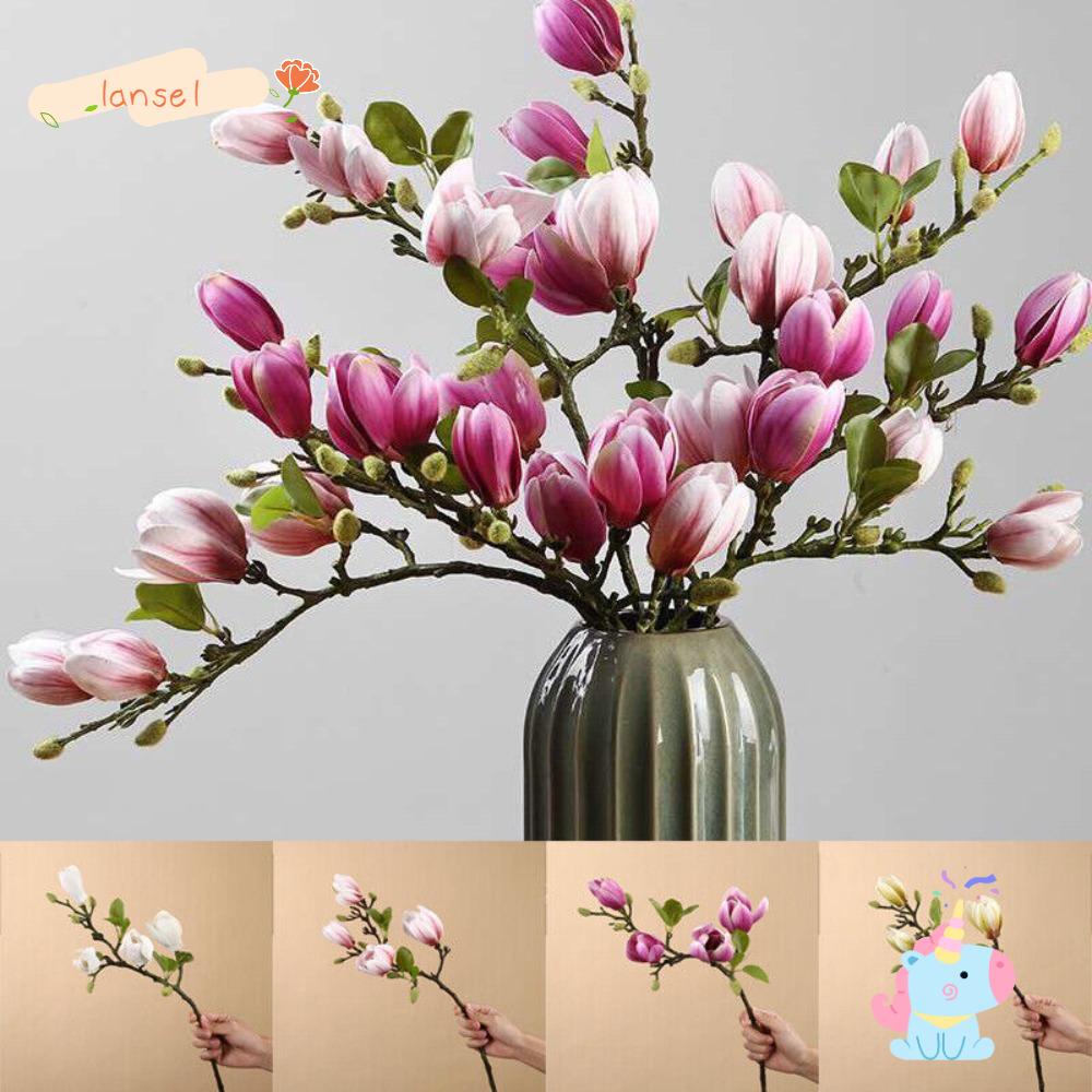 Nhánh Hoa Mộc Lan Giả Dùng Trang Trí Phòng Khách