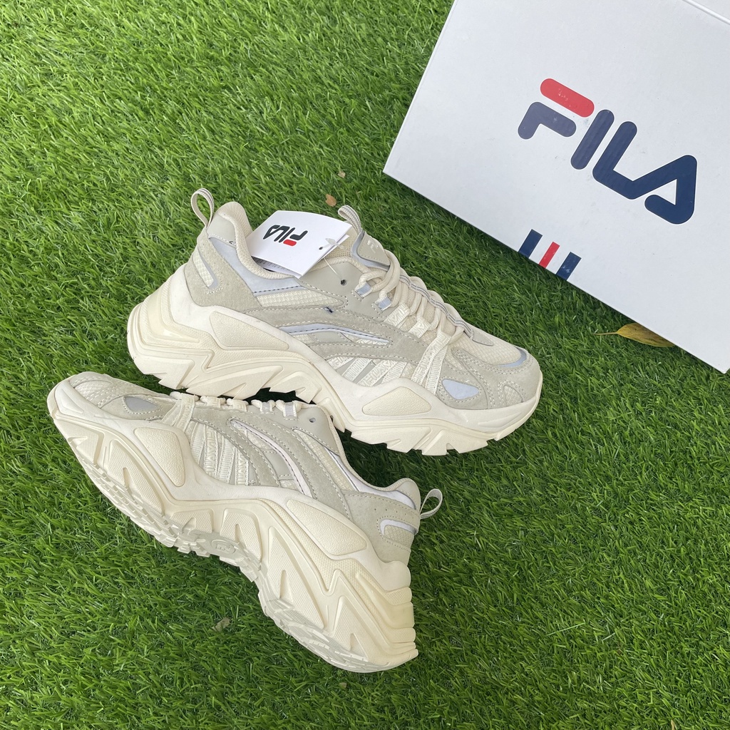 *CHÍNH HÃNG* Giày thể thao Sneaker FILA INTERATION màu Be Beige - Code: 1JM00790 920